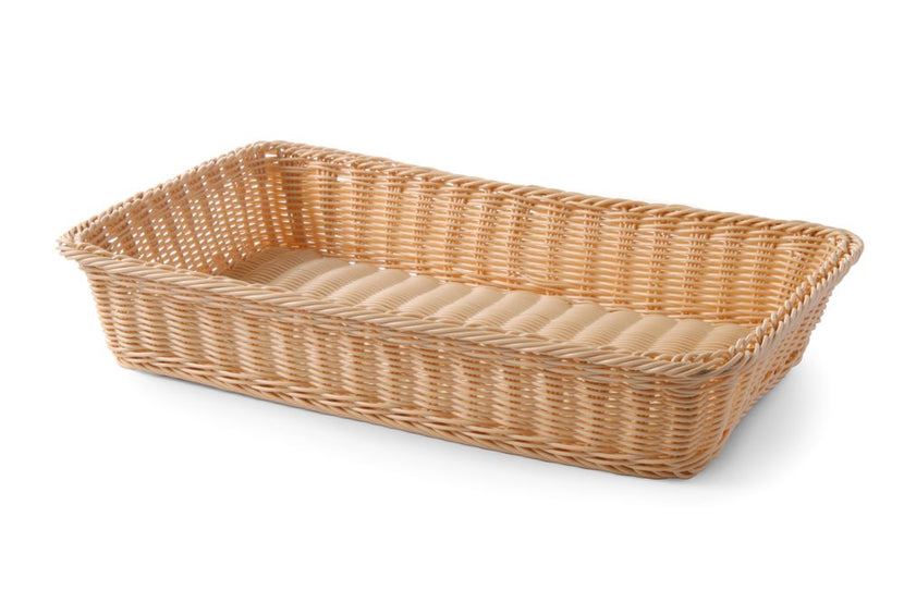 Bread basket GN 1/1/530x320x90 mm PP rattan 1/box