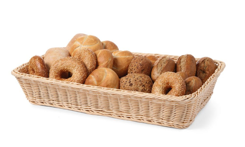 Bread basket GN 1/1/530x320x90 mm PP rattan 1/box