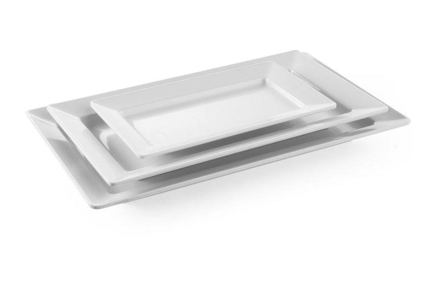 Rectangular melamine tray 360x205x38 mm 1/box