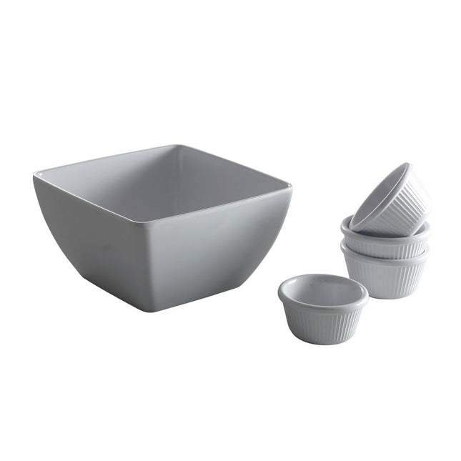 Square melamine tray190x190x100 mm 1/box