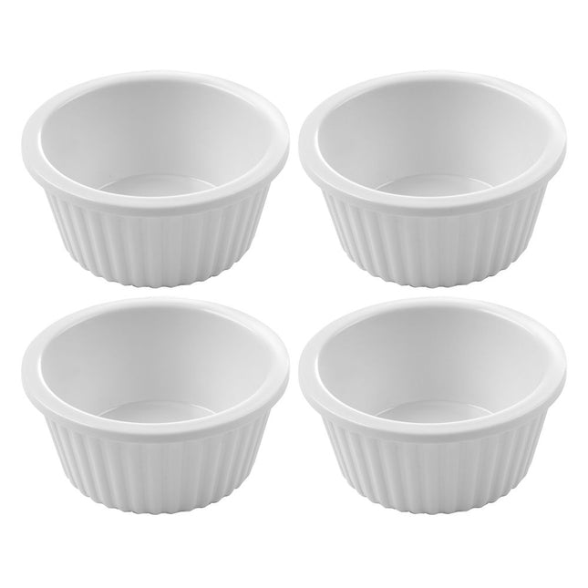 Ramekin ivory58x58x27 mm melamine 4/box