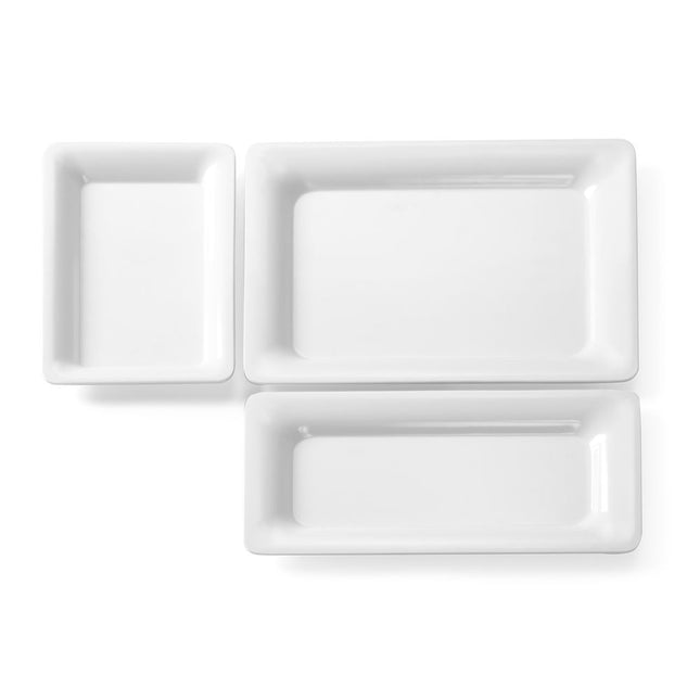 Gastronorm tray 1/2 20 mm with slim edge melamine 1/box