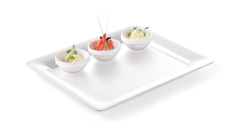 Gastronorm tray 1/2 20 mm with slim edge melamine 1/box