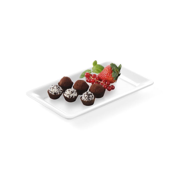 Gastronorm tray 1/4 20 mm with slim edge melamine 1/box