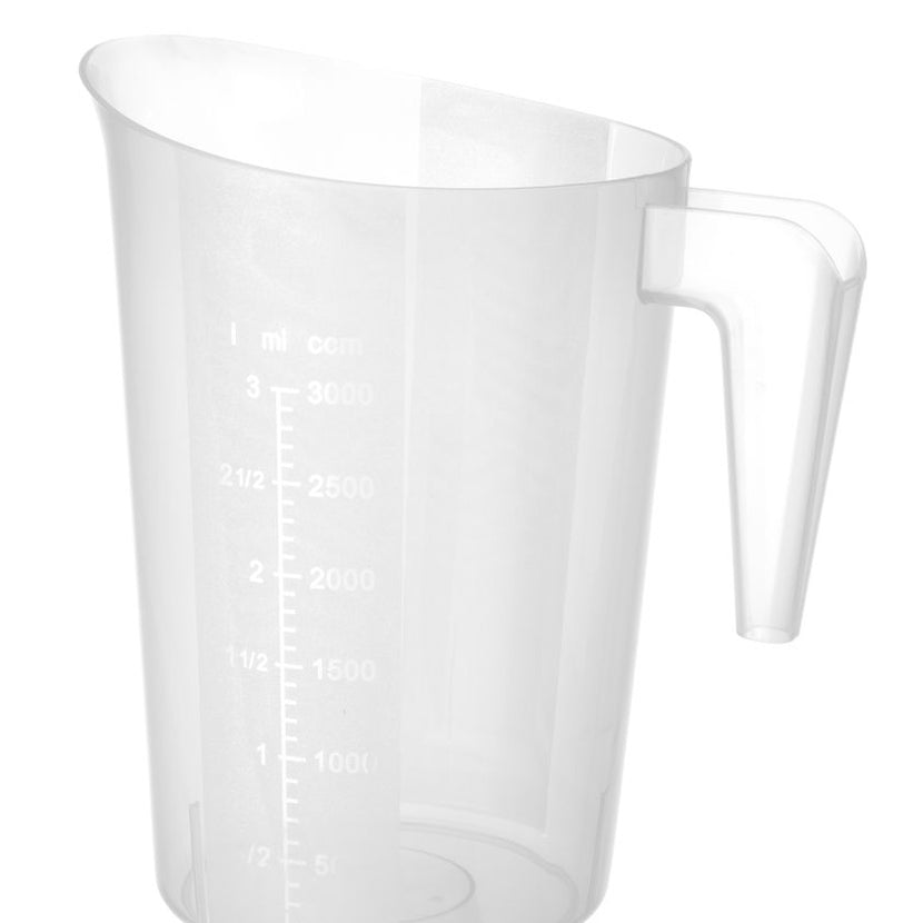 Measuring cup stackable 3 l 172x241 mm PP 1/box