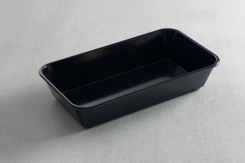Meat container black melamine290x160x60 mm Waca 1450 1/box