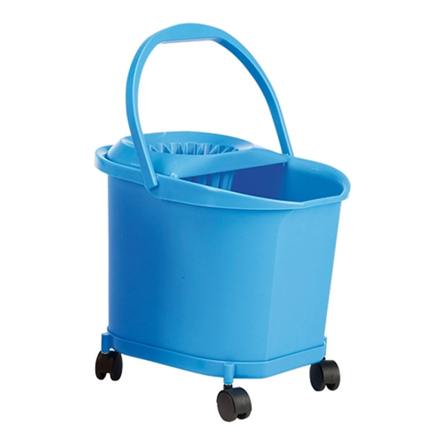 Plastic mop bucket, with wheels