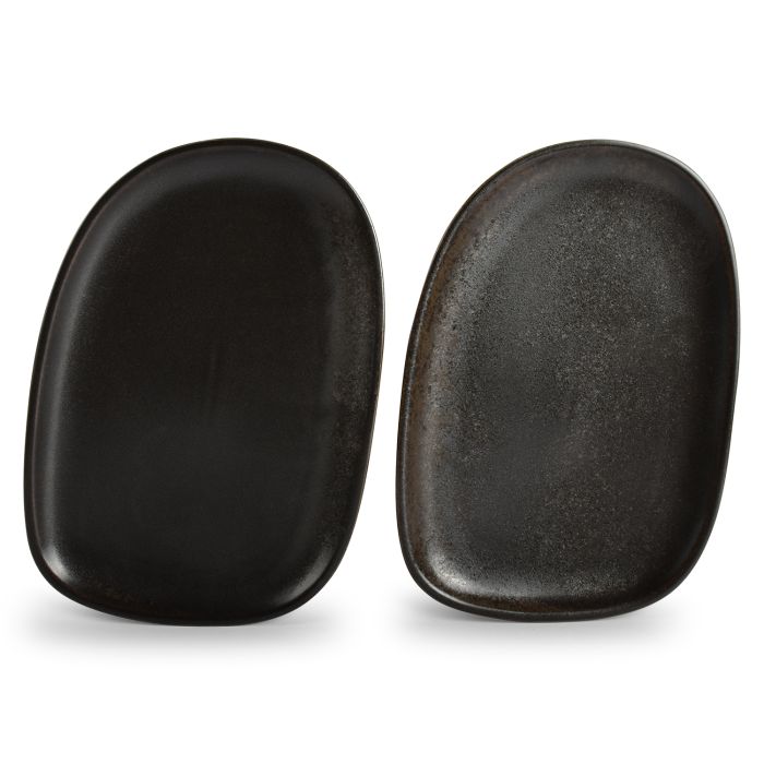 F2D | Plat bord 33x23cm black Ceres 3/Box