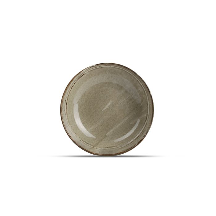 F2D | Diep bord 22xH6cm grey Ceres 3/Box