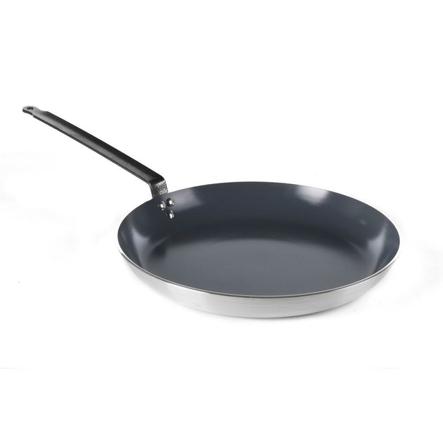 Frying pan aluminum 400x50 mmMarble non-stick coating 1/box