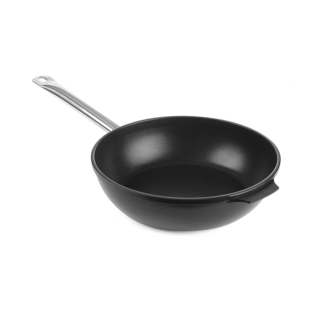 Cast aluminum frying pan 280x85 bottom 225 mm with stainless steel handle 1