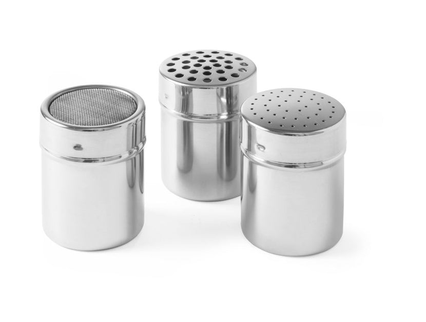 Stainless steel pepper-salt spreader 55x75 mm 1/box