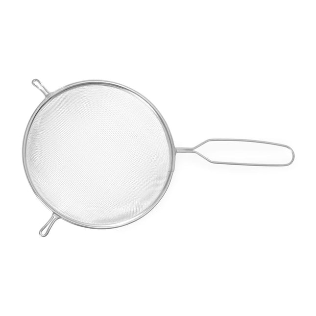 Tinned passing sieve 180x340 mm with wire handle 1/box