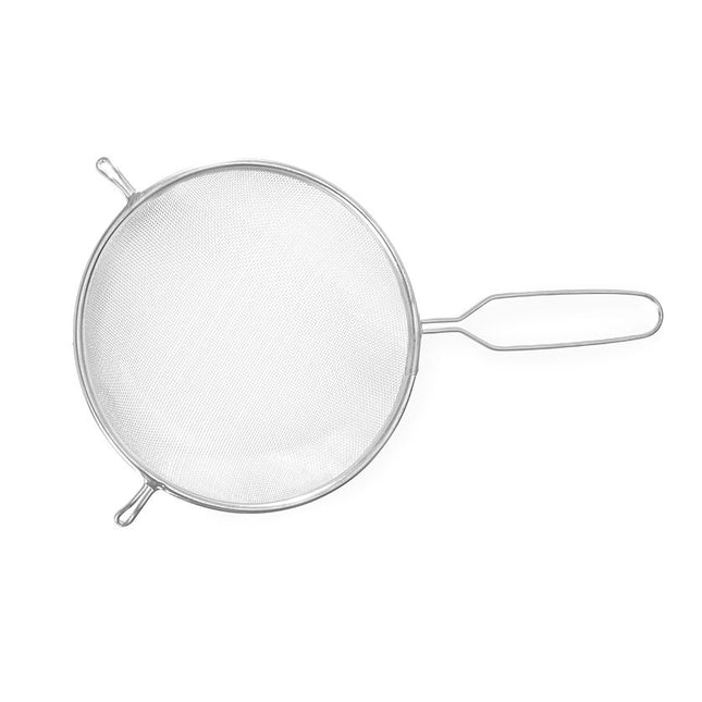 Tinned passing sieve 200x360 mm with wire handle 1/box