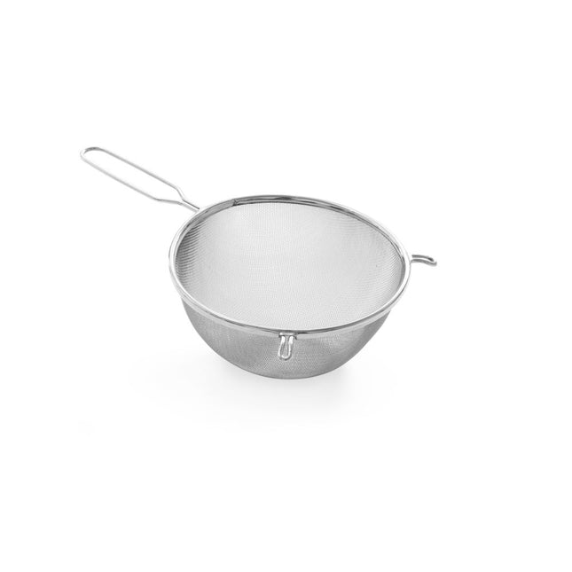 Passing sieve stainless steel 220x390 mm with wire handle 1/box