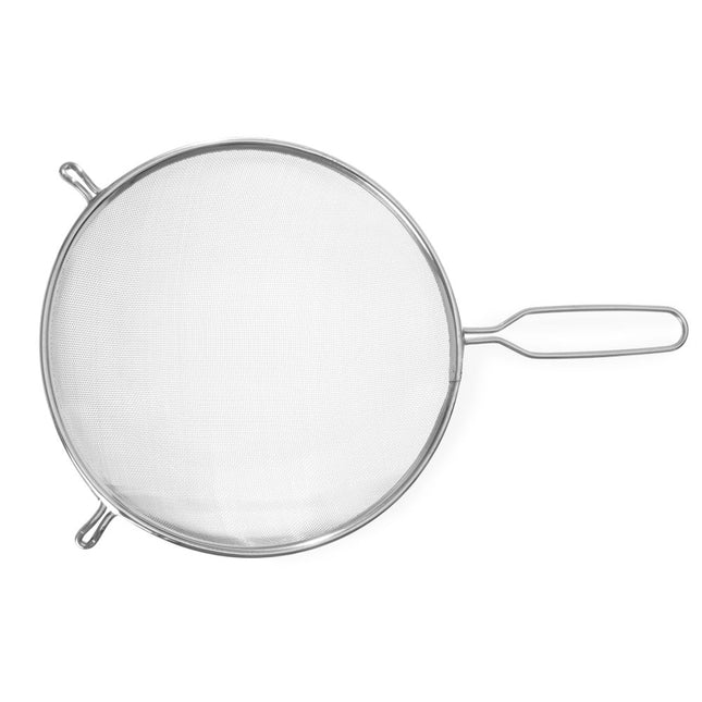 Passing sieve stainless steel 260x440 mm with wire handle 1/box
