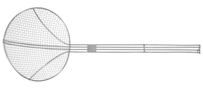 Frituurschep rvs 200x510 mmmet versterkte draadgreep 1/box