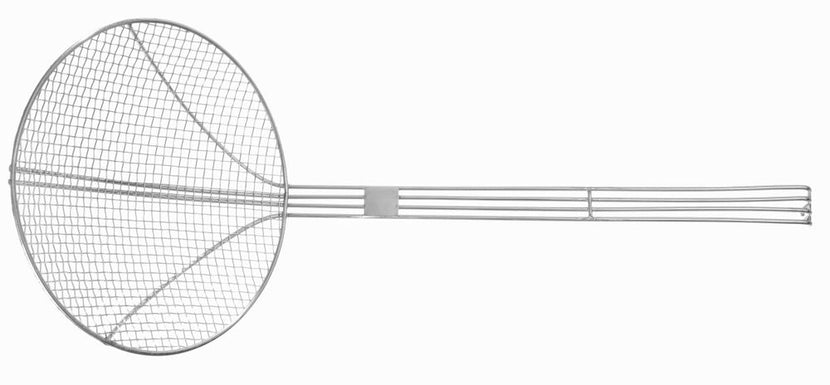 Frituurschep rvs 220x540mmmet versterkte draadgreep 1/box