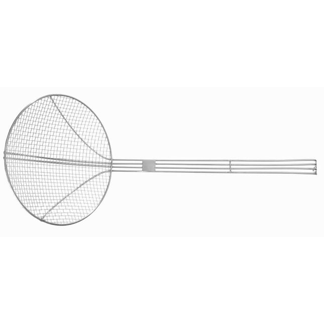 Frituurschep rvs 220x540mmmet versterkte draadgreep 1/box