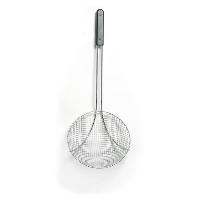 Stainless steel frying scoop 260x600 mm with ABS handle 1/box