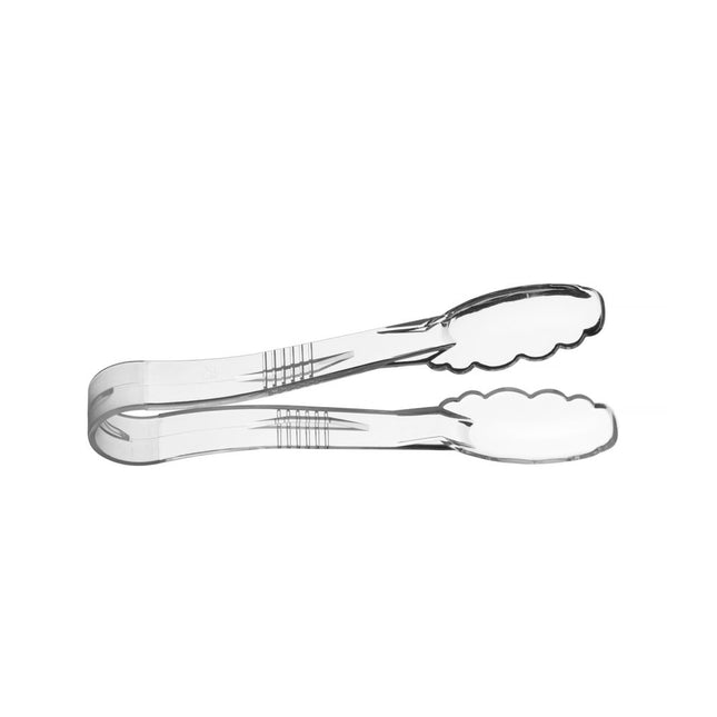 Serving tongs transparent 230 mm polycarbonate 1/box