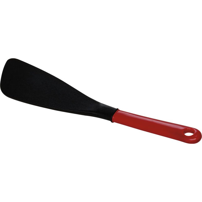 Black baking spatula 280 mm with red handle up to 200 gr 1/box