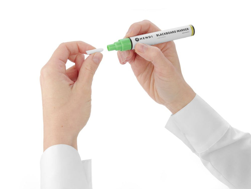 Krijtstift roze grn blw 2x witbreedte 5 mm schuine punt 1/bo