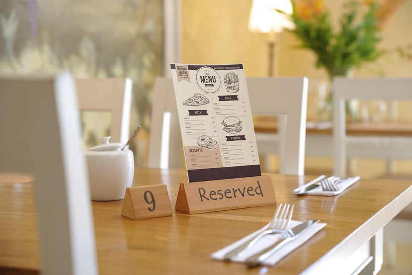 Tafelstandaard gereserveerdhout 125x44x44 mm 1/box