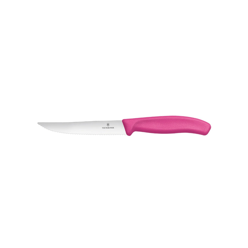 Bar Knife Pink With Wavy Edge