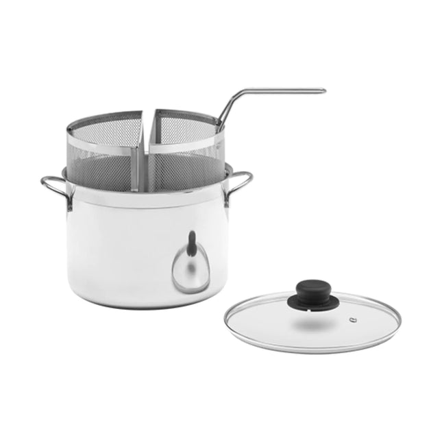 EMGA Pasta-Kookpan Ø 24 cm + 2 Vergieten – 6L RVS 18/0