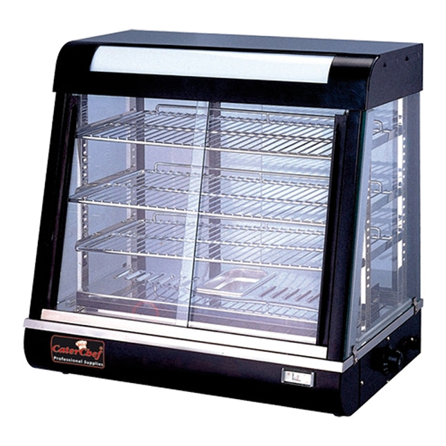 Warmhoudvitrine Zwart 70 cm