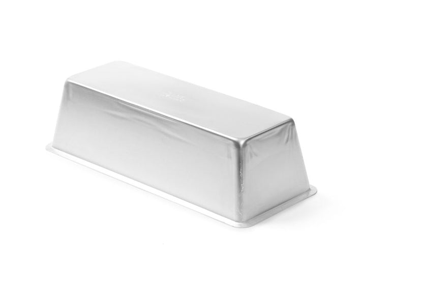 Cake mold 260x100x75 mmrectangular aluminum 1/box