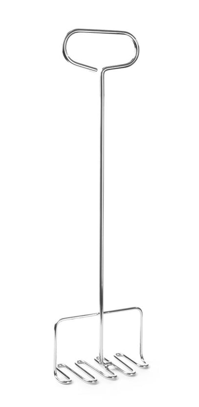 Puree masher stainless steel 180x600 mmheavy solid version 1/box