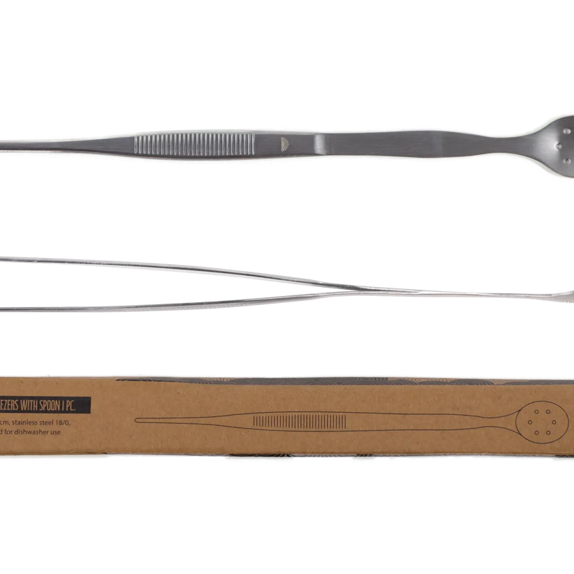 Tweezer with spoon Stainless Steel 27 cm