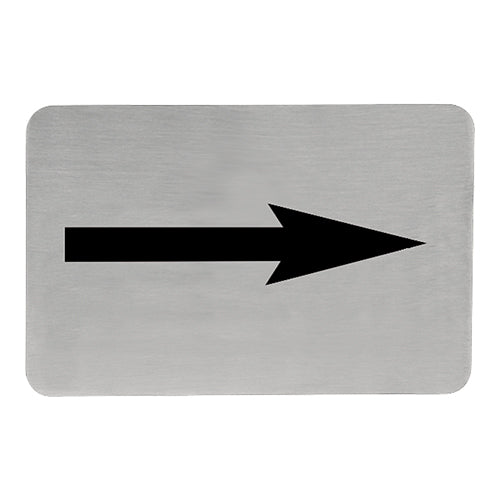 Text plate Arrow
