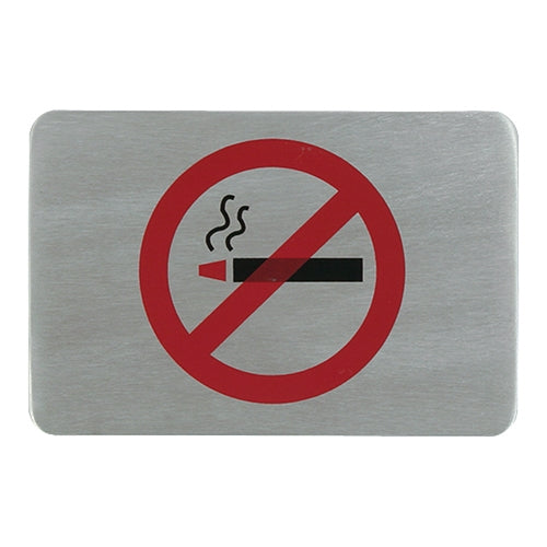 Text plate Smoking ban