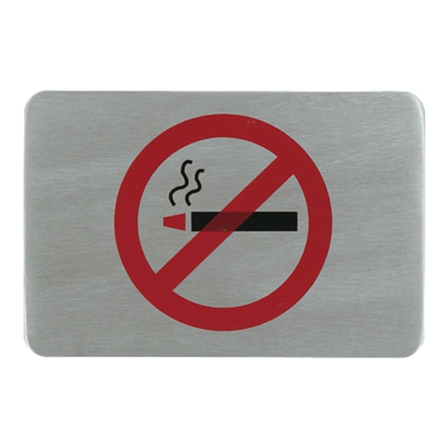 Text plate Smoking ban