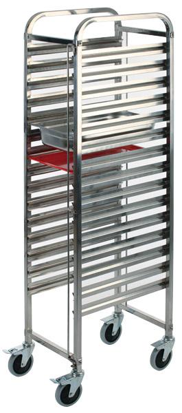 Trolley Gn 1/1 ca. 55*38,5 cm, Höhe 177 cm