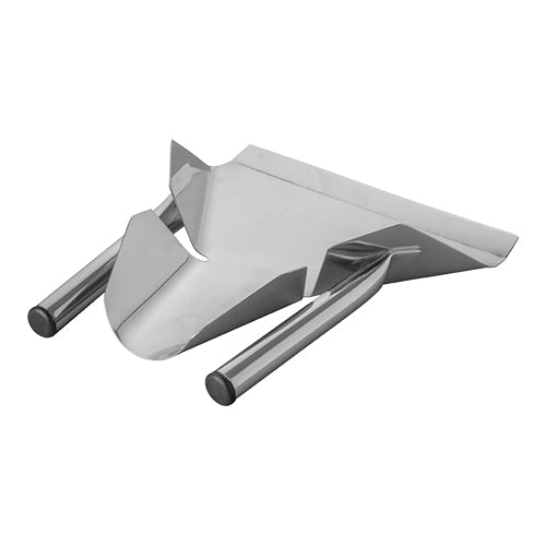 French fries scoop/funnel stainless steel
