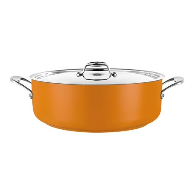 Cooking pan Low Ø 32 cm Yellow