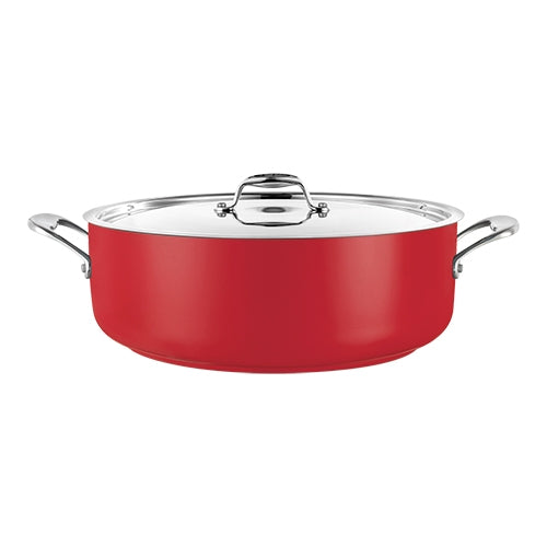 Cooking pan Low Ø 24 cm Red