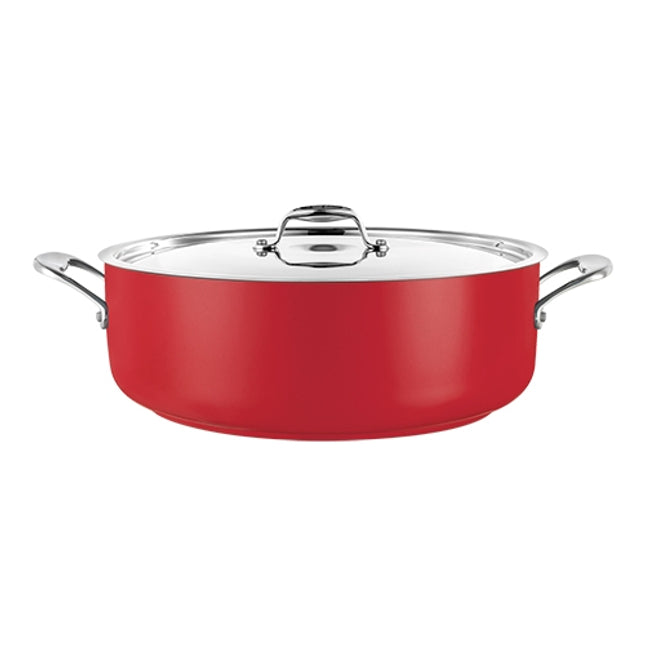 Cooking pan Low Ø 28 cm Red