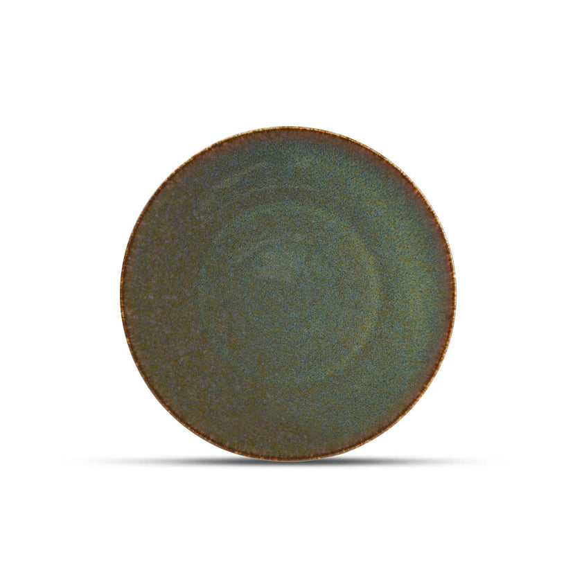 Bonbistro | Plat bord 21cm groen Cirro 6/Box