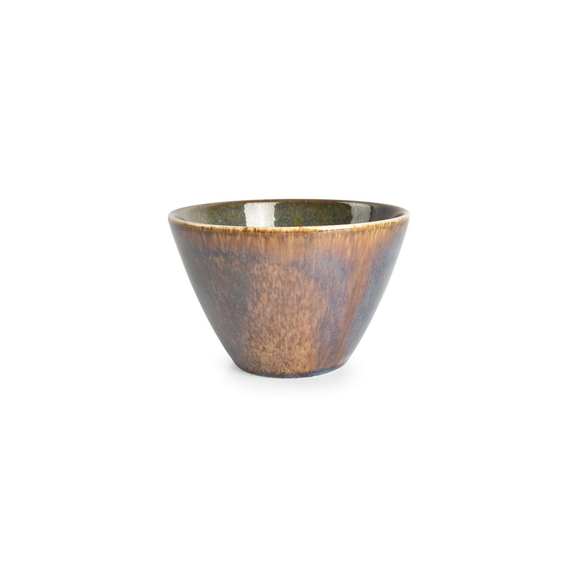 Bonbistro | Kom 12xH7,5cm conisch groen Cirro 6/Box