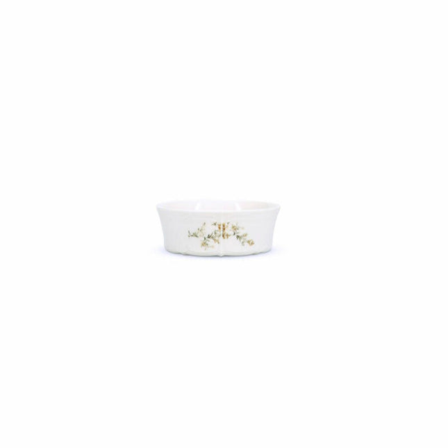 F2D | Bowl 13 x H5 cm brown flower Retro 4/box