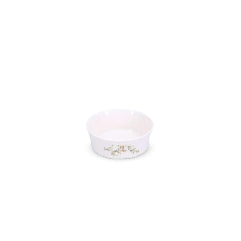 F2D | Bowl 13 x H5 cm brown flower Retro 4/box