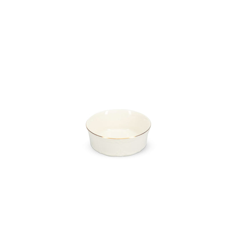 F2D | Bowl 13 x H5 cm with gold edge Retro 4/box
