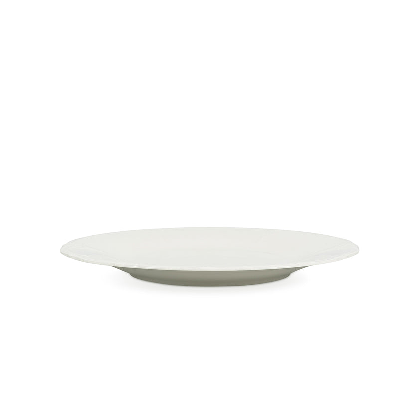 Bonbistro Plat bord 32 cm ivoor Retro – zijaanzicht porselein