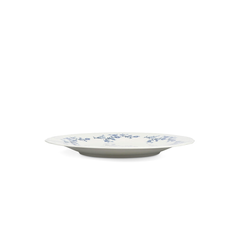 Bonbistro Plat bord 32 cm blue flower Retro – detail bloemmotief