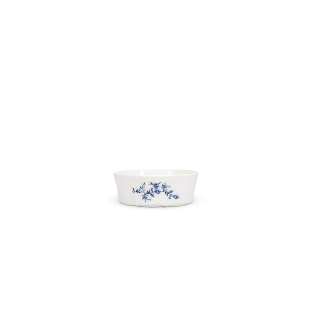 F2D | Bowl 13 x H5 cm blue flower Retro 4/box